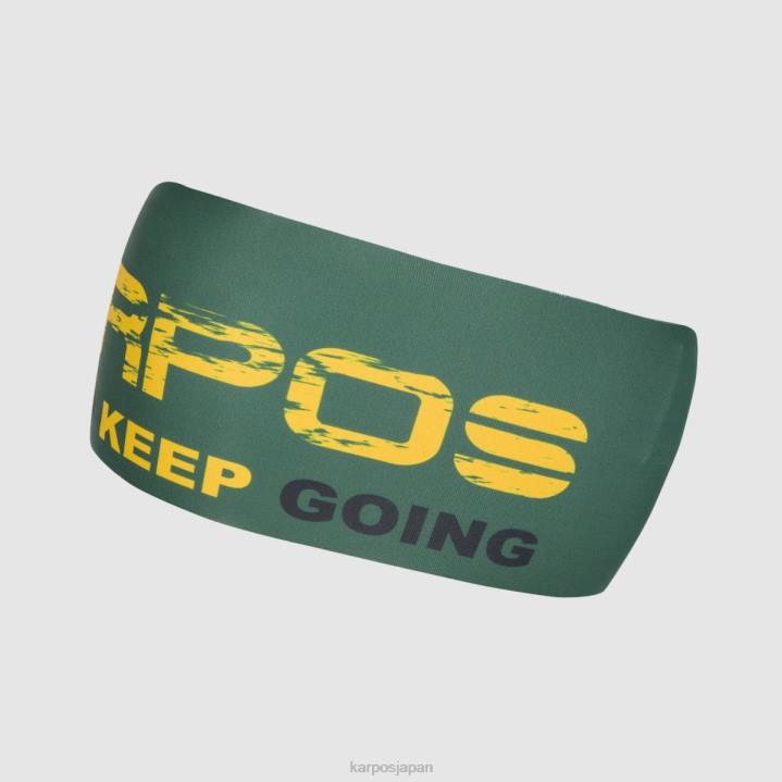 帽子| ジャングルG/ゴールドフレーク/ブラック Karpos 男性 ペルメットヘッドバンド F4DL857