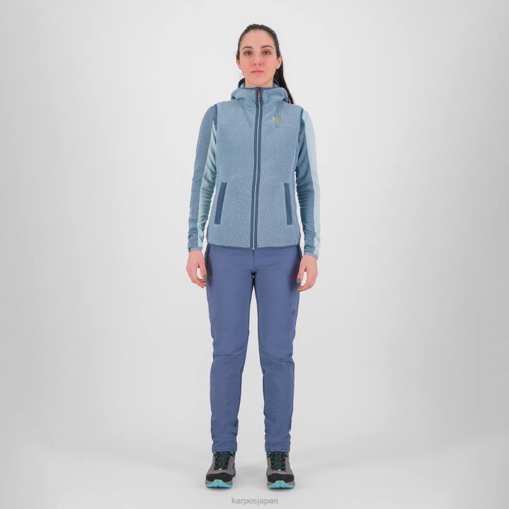 ベスト| 山の春 Karpos 女性 80年代のパーカーとベスト F4DL1092