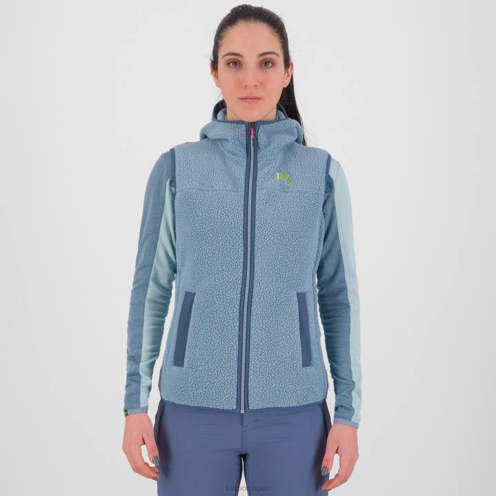 ベスト| 山の春 Karpos 女性 80年代のパーカーとベスト F4DL1092