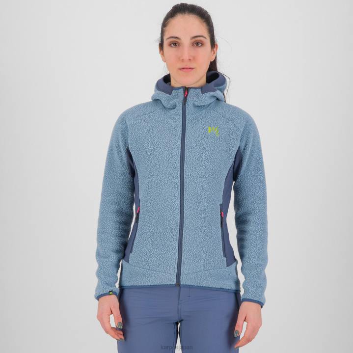 フリース| 山の泉/ベーリング海 Karpos 女性 80年代のフリース付きパーカー F4DL1117