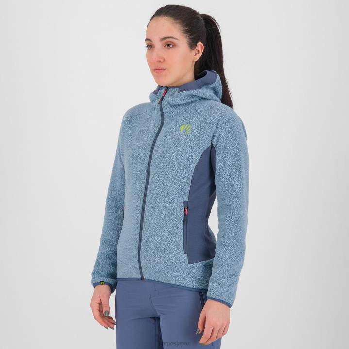フリース| 山の泉/ベーリング海 Karpos 女性 80年代のフリース付きパーカー F4DL1117