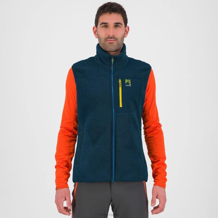 フリース| 夜中 Karpos 男性 80年代のフリースベスト F4DL153