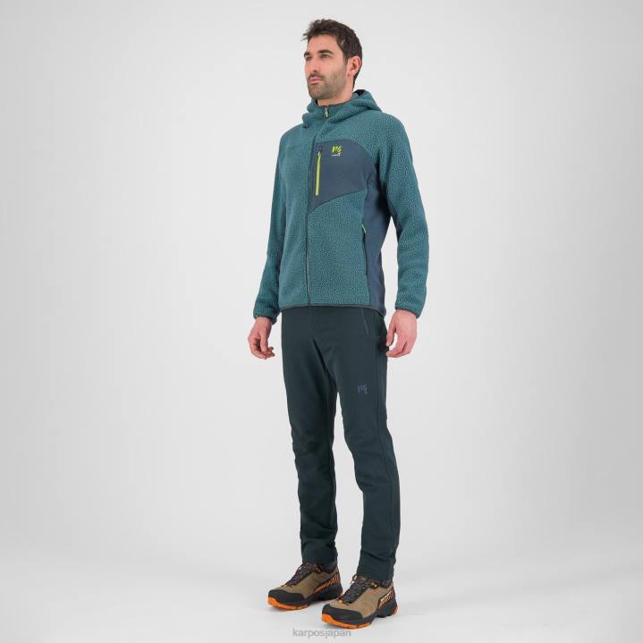 パーカー| バルサム/フォレスト Karpos 男性 80年代のパーカーフリース F4DL169