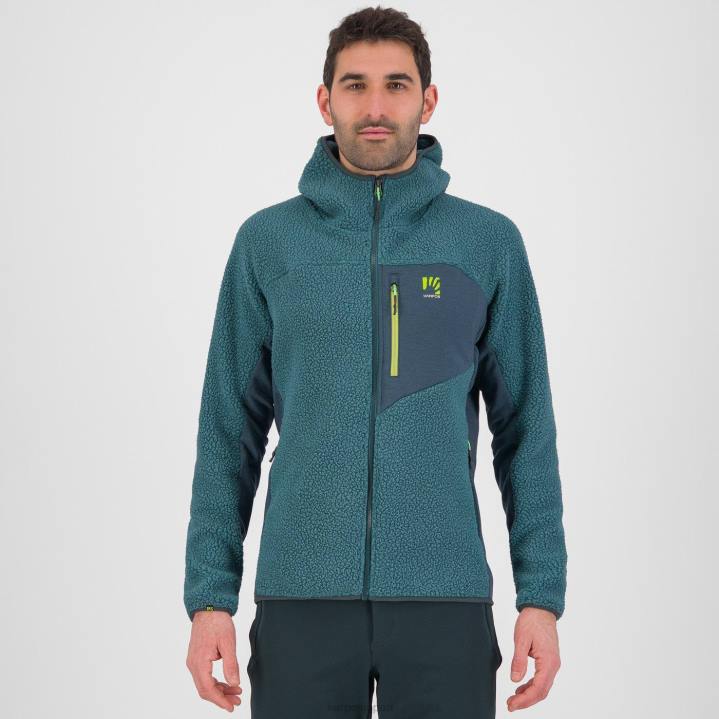 パーカー| バルサム/フォレスト Karpos 男性 80年代のパーカーフリース F4DL169