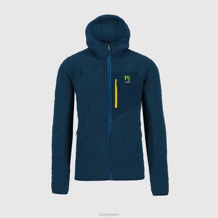 パーカー| 夜中 Karpos 男性 80年代のパーカーフリース F4DL171