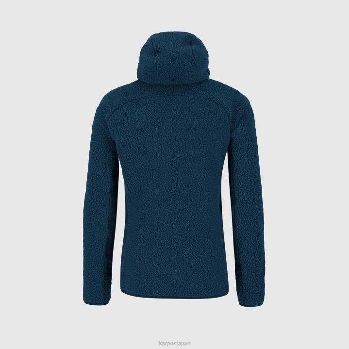 パーカー| 夜中 Karpos 男性 80年代のパーカーフリース F4DL171