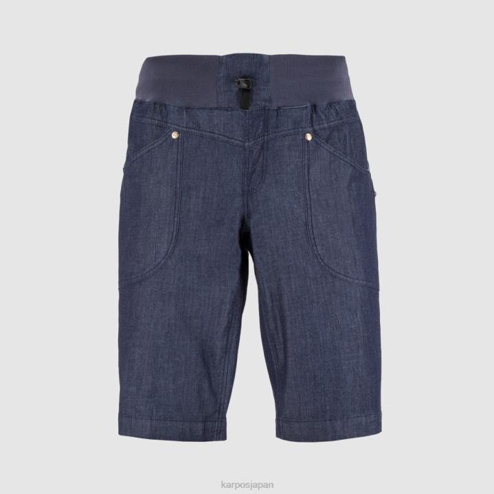短い| 濃紺 Karpos 男性 Castegner ライト ジーンズ バミューダ F4DL620