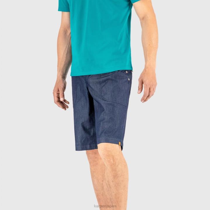 短い| 濃紺 Karpos 男性 Castegner ライト ジーンズ バミューダ F4DL620
