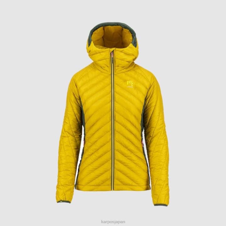 ジャケット| ゴールドフレーク/ジャングルグリーン Karpos 女性 サスプラットジャケット付き F4DL1008