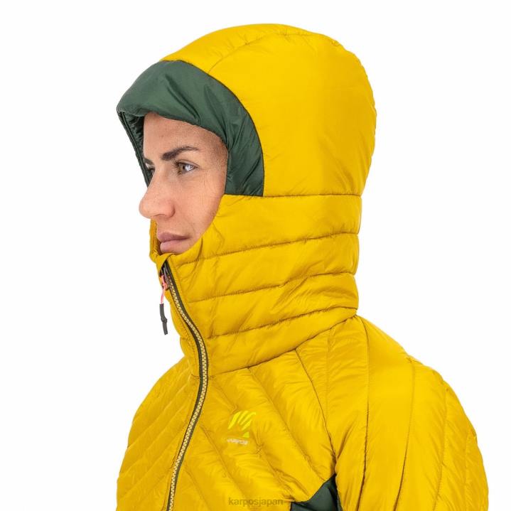 ジャケット| ゴールドフレーク/ジャングルグリーン Karpos 女性 サスプラットジャケット付き F4DL1008