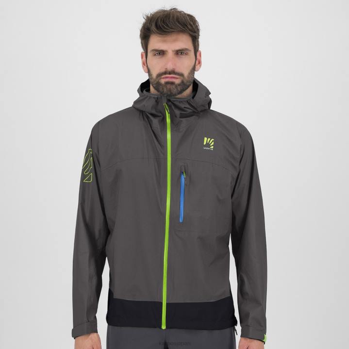 ジャケット| ダークグレー/ブラック Karpos 男性 たくさんのレインジャケット F4DL100