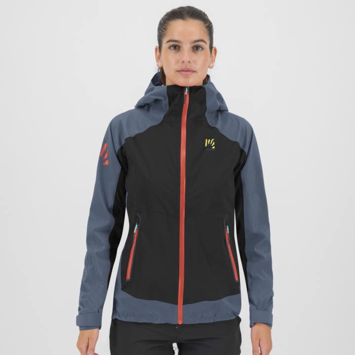 ジャケット| ブラック/ヴィンテージインディゴ Karpos 女性 ジャケット付きテンポラル F4DL1025