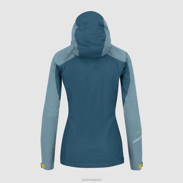 ジャケット| コルセア/アドリアティックブルー Karpos 女性 雨が多くてジャケット付き F4DL1033