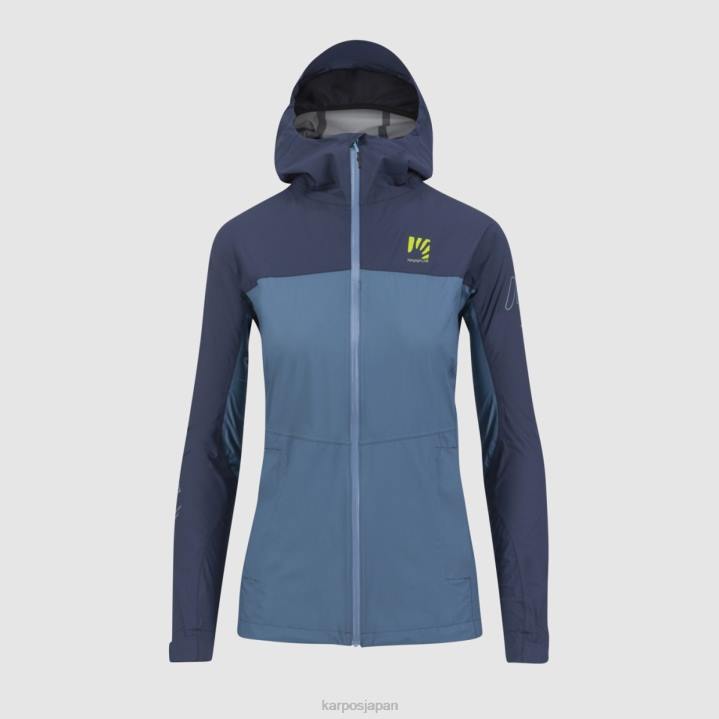 ジャケット| スプリングレイク/ヴィンテージインディゴ Karpos 女性 雨が多くてジャケット付き F4DL1034