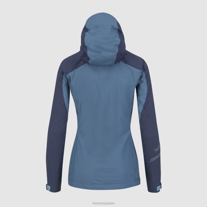 ジャケット| スプリングレイク/ヴィンテージインディゴ Karpos 女性 雨が多くてジャケット付き F4DL1034