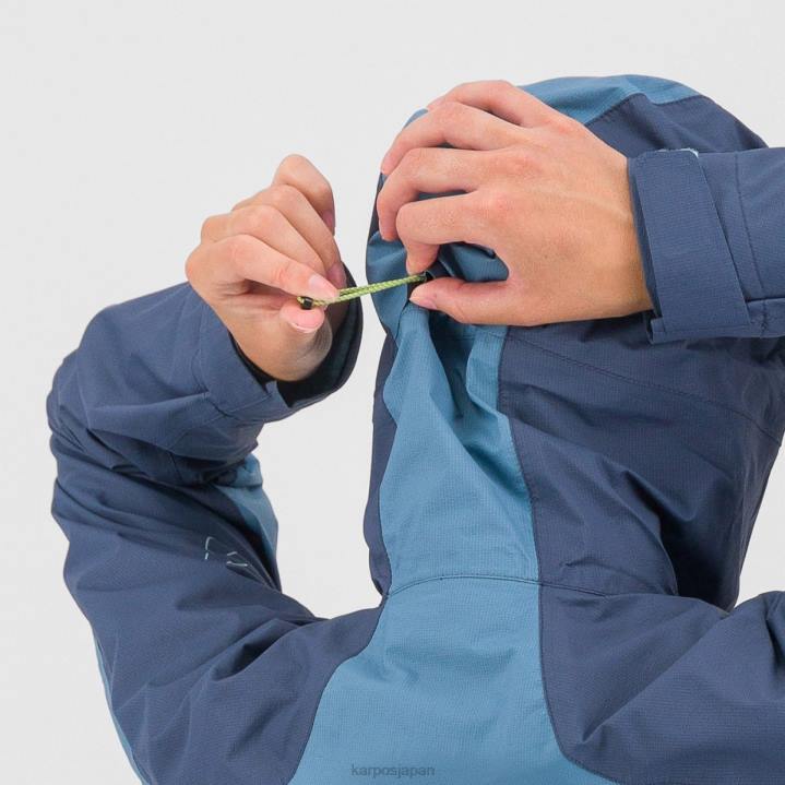 ジャケット| スプリングレイク/ヴィンテージインディゴ Karpos 女性 雨が多くてジャケット付き F4DL1034