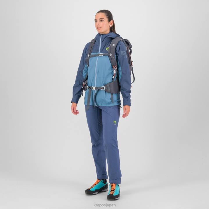 ジャケット| スプリングレイク/ヴィンテージインディゴ Karpos 女性 雨が多くてジャケット付き F4DL1034