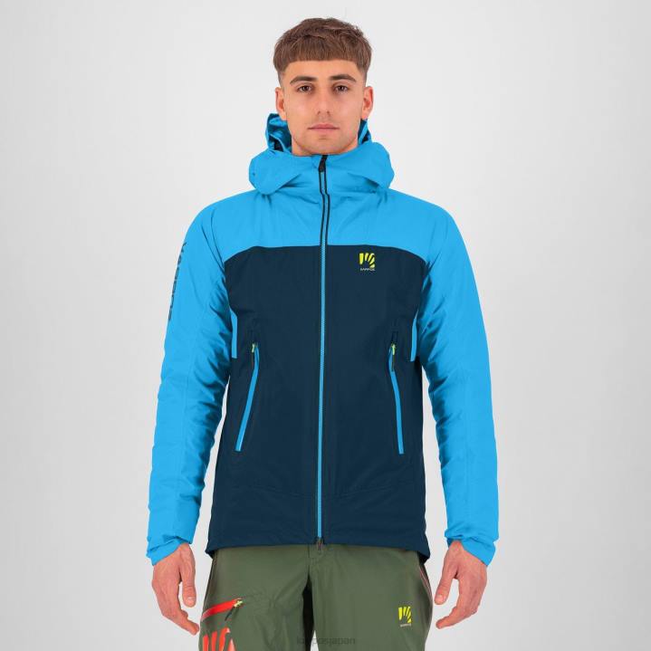 ジャケット| ミッドナイト/ディーバブルー Karpos 男性 バルセシアシェルジャケット F4DL10