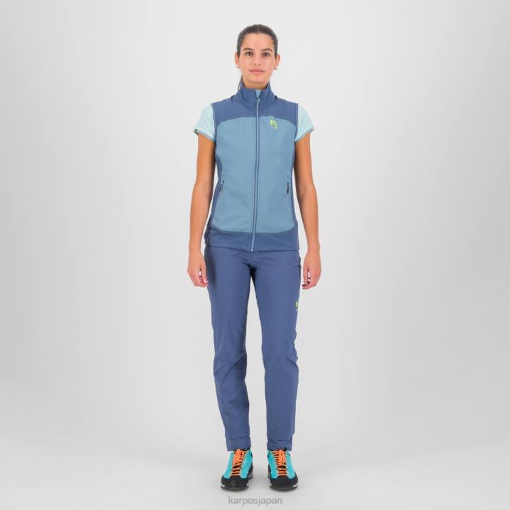 ベスト| スプリングレイク/ヴィンテージインディゴ Karpos 女性 ベスト付きパレテ F4DL1103