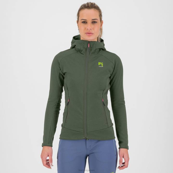 フリース| タイム Karpos 女性 フリース付きメゾディパーカー F4DL1146