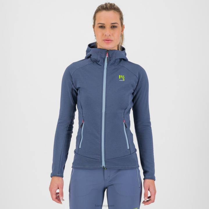 フリース| ベーリング海 Karpos 女性 フリース付きメゾディパーカー F4DL1148