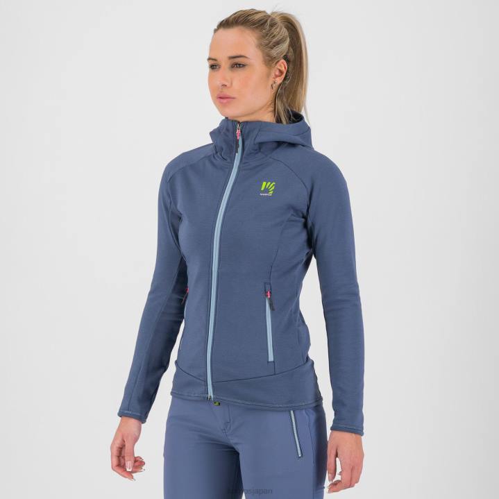 フリース| ベーリング海 Karpos 女性 フリース付きメゾディパーカー F4DL1148