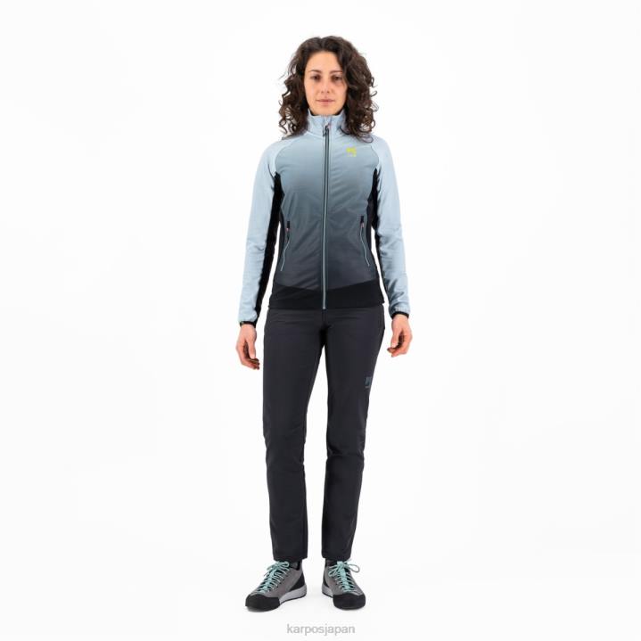 フリース| ブラック/ダスティブルー Karpos 女性 フリース付きクローデレス F4DL1152