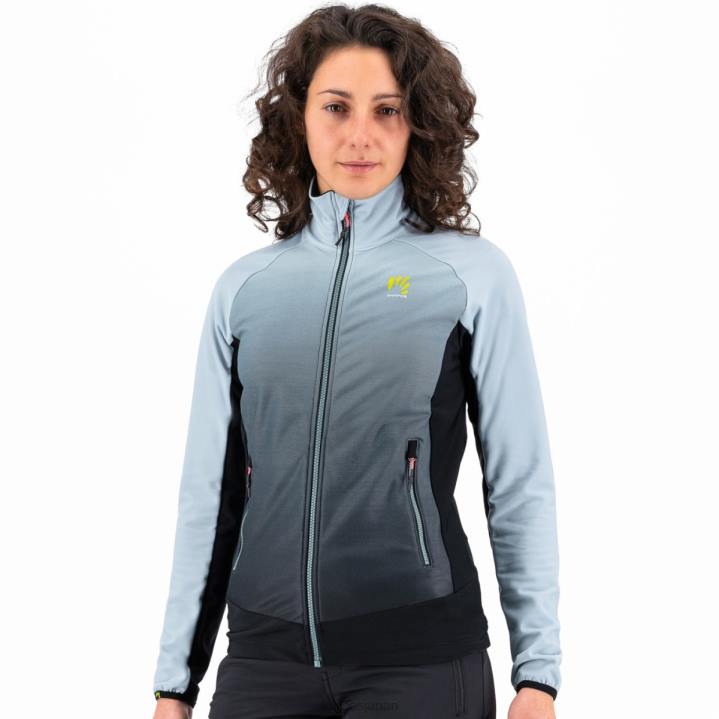 フリース| ブラック/ダスティブルー Karpos 女性 フリース付きクローデレス F4DL1152