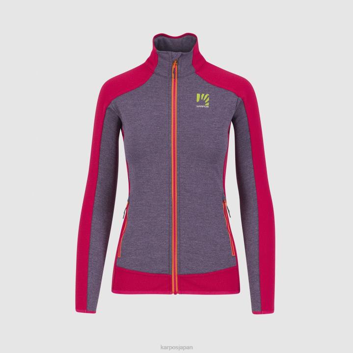 フリース| グレープ/グラニータ Karpos 女性 フリース付きオードル F4DL1156
