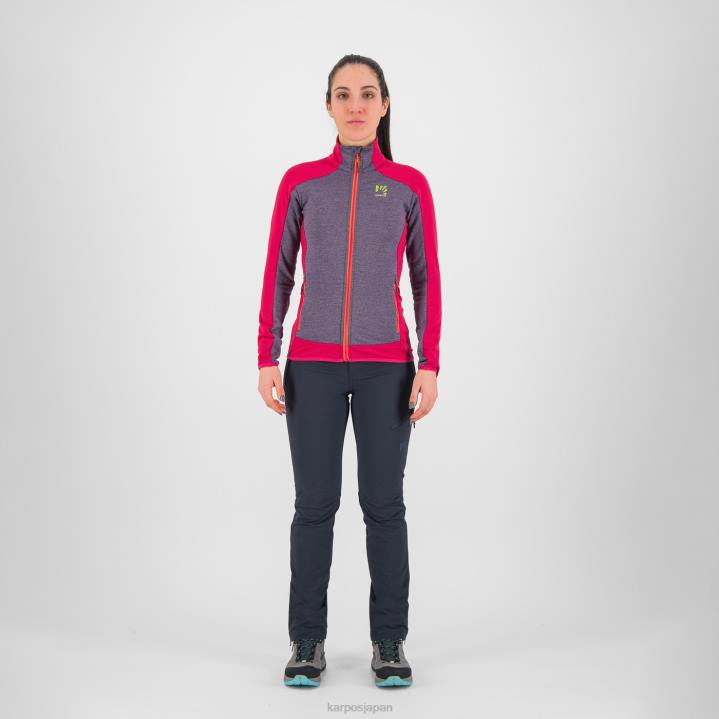 フリース| グレープ/グラニータ Karpos 女性 フリース付きオードル F4DL1156