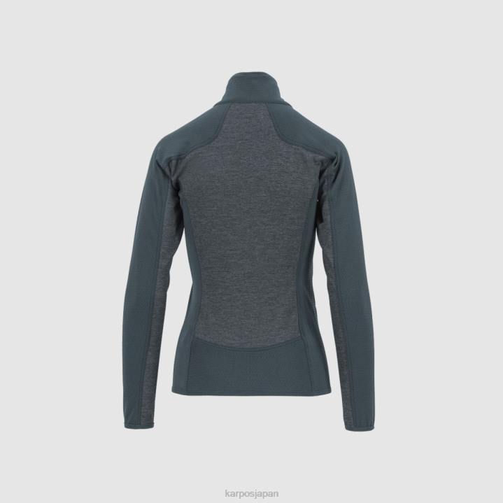 フリース| ダークスレート/ブラック Karpos 女性 フリース付きオードル F4DL1158