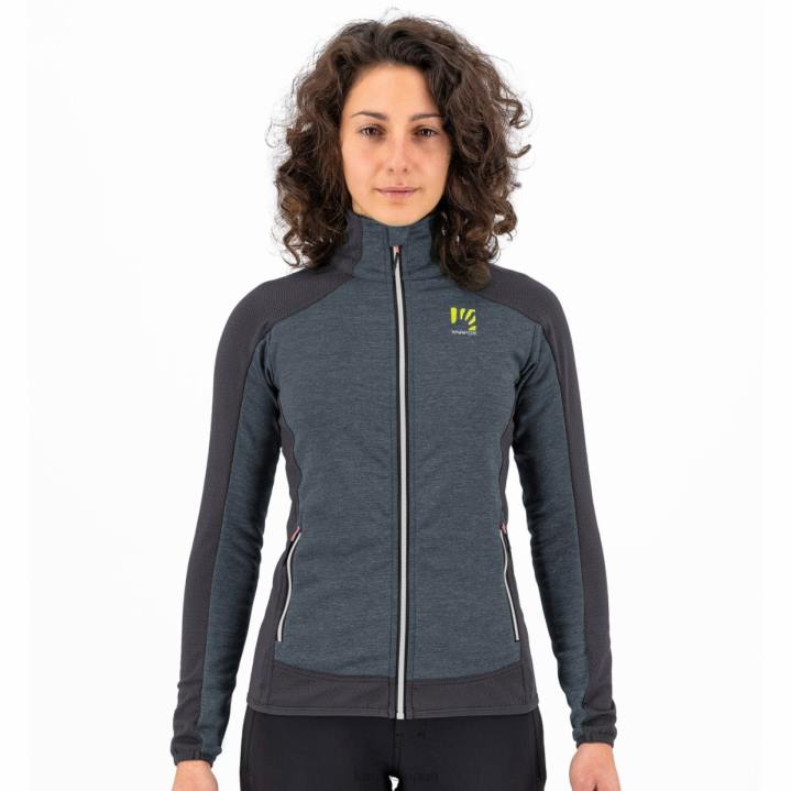 フリース| ダークスレート/ブラック Karpos 女性 フリース付きオードル F4DL1158