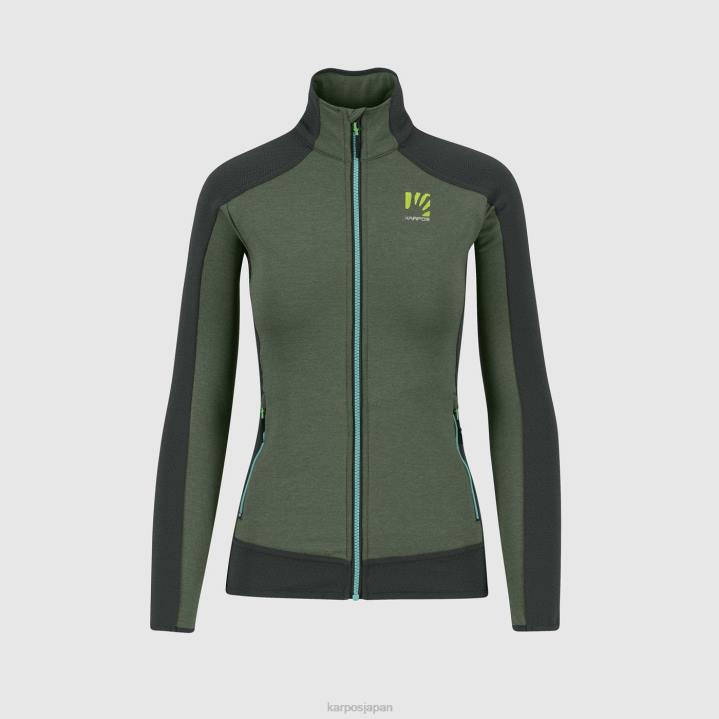 フリース| タイム/ブラックサンド Karpos 女性 フリース付きオードル F4DL1159