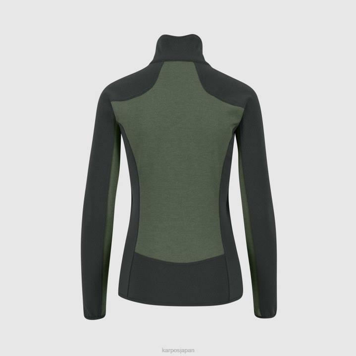 フリース| タイム/ブラックサンド Karpos 女性 フリース付きオードル F4DL1159