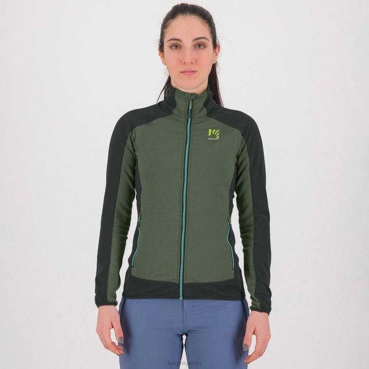 フリース| タイム/ブラックサンド Karpos 女性 フリース付きオードル F4DL1159