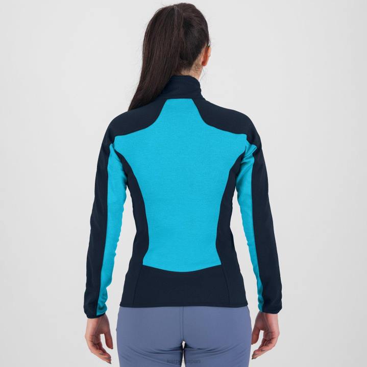 フリース| 青い環礁/バルカン Karpos 女性 フリース付きオードル F4DL1161