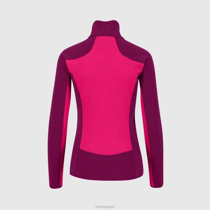 フリース| ピンク/ボイセンベリー Karpos 女性 フリース付きオードル F4DL1163
