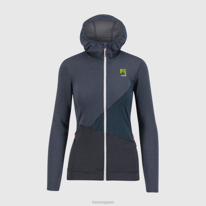 フリース| オンブルブルー/ブラック Karpos 女性 ヌヴォラウ フリース付き F4DL1179
