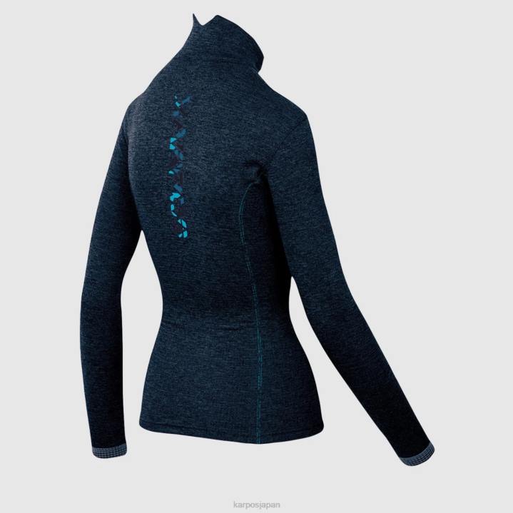 フリース| スカイキャプテン Karpos 女性 ピッツォッコ ハーフジップ付き F4DL1206