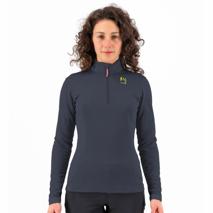 フリース| 墨汁 Karpos 女性 ピッツォッコ ハーフジップ付き F4DL1208