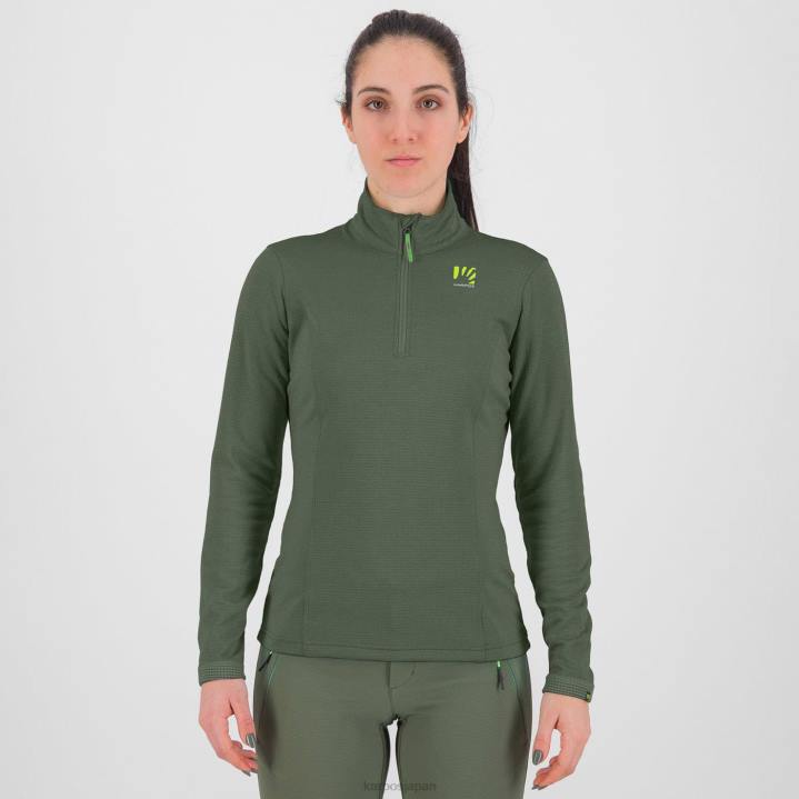 フリース| タイム Karpos 女性 ピッツォッコ ハーフジップ付き F4DL1209