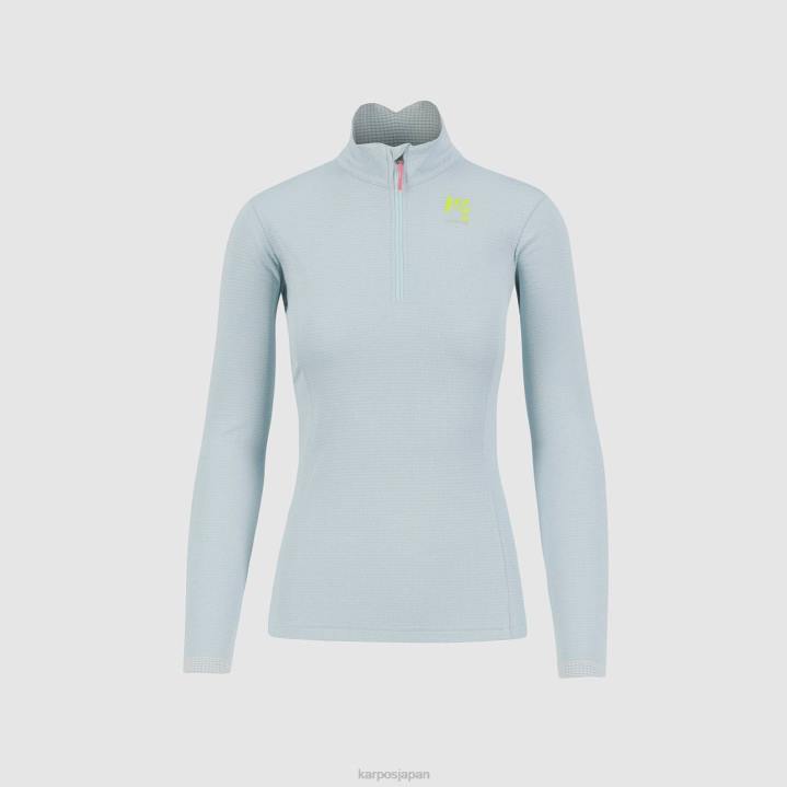フリース| 成層圏 Karpos 女性 ピッツォッコ ハーフジップ付き F4DL1210