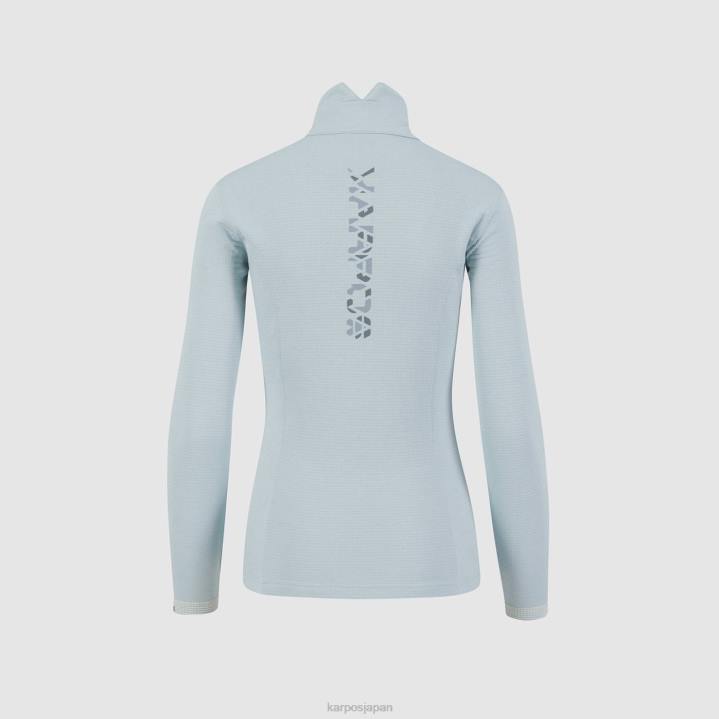フリース| 成層圏 Karpos 女性 ピッツォッコ ハーフジップ付き F4DL1210