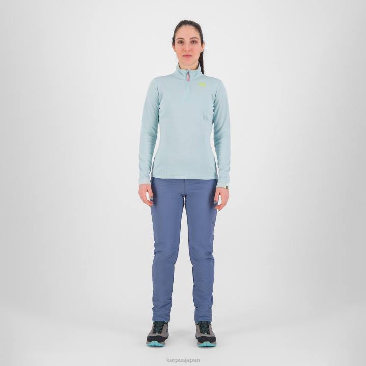 フリース| 成層圏 Karpos 女性 ピッツォッコ ハーフジップ付き F4DL1210