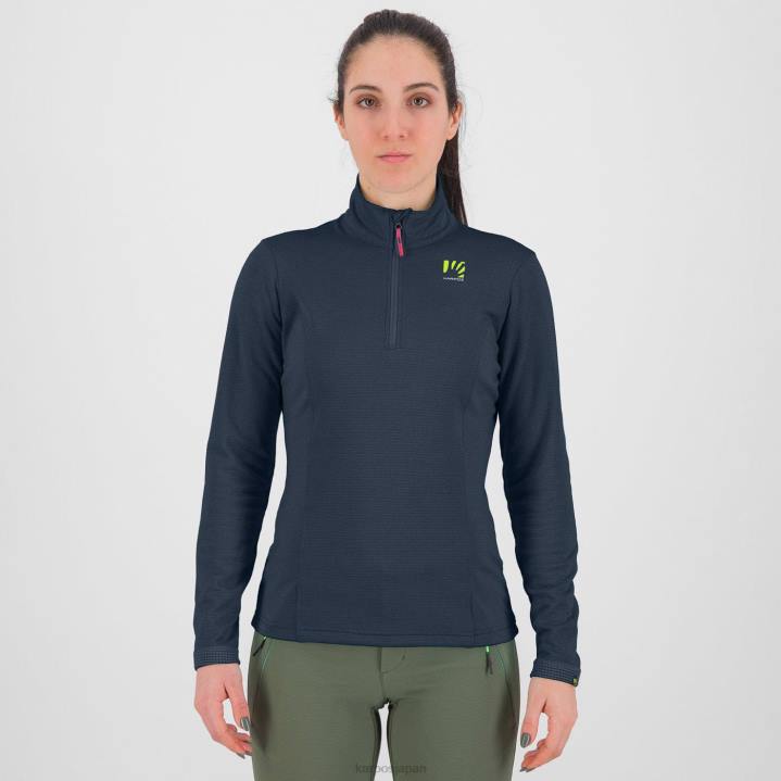 フリース| バルカン人 Karpos 女性 ピッツォッコ ハーフジップ付き F4DL1211