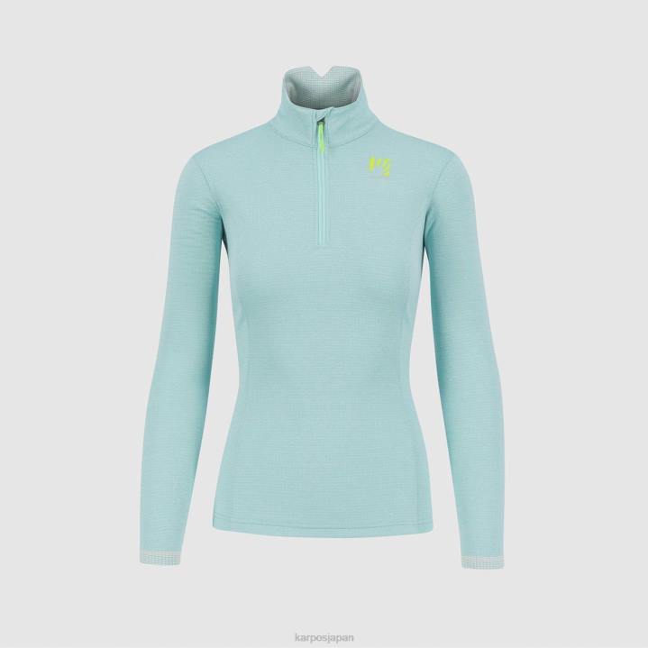 フリース| アクアスカイ Karpos 女性 ピッツォッコ ハーフジップ付き F4DL1212