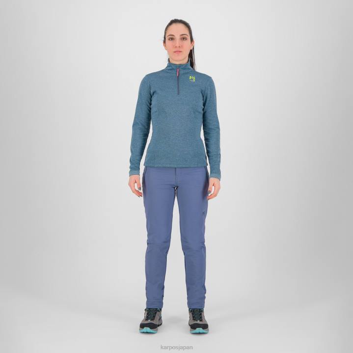 フリース| ベーリング海 Karpos 女性 ピッツォッコ ハーフジップ付き F4DL1214