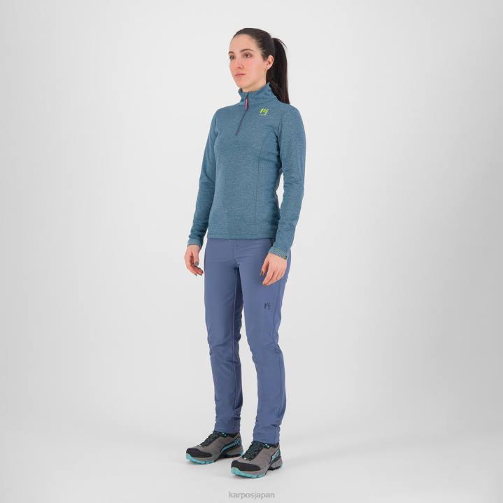 フリース| ベーリング海 Karpos 女性 ピッツォッコ ハーフジップ付き F4DL1214