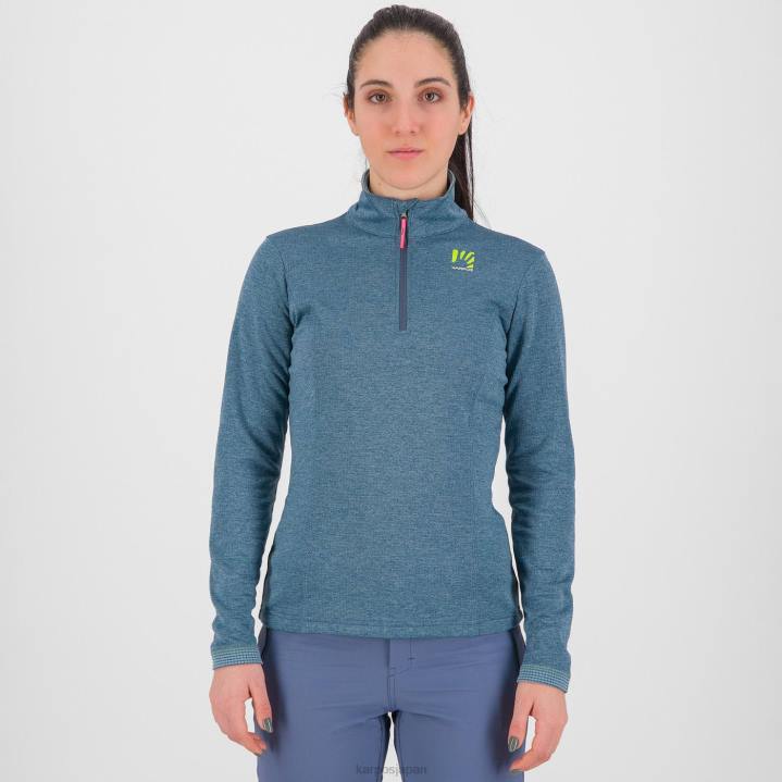 フリース| ベーリング海 Karpos 女性 ピッツォッコ ハーフジップ付き F4DL1214
