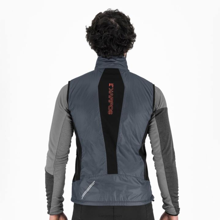 ベスト| ダークスレート/ブラック Karpos 男性 フェデラベスト F4DL124